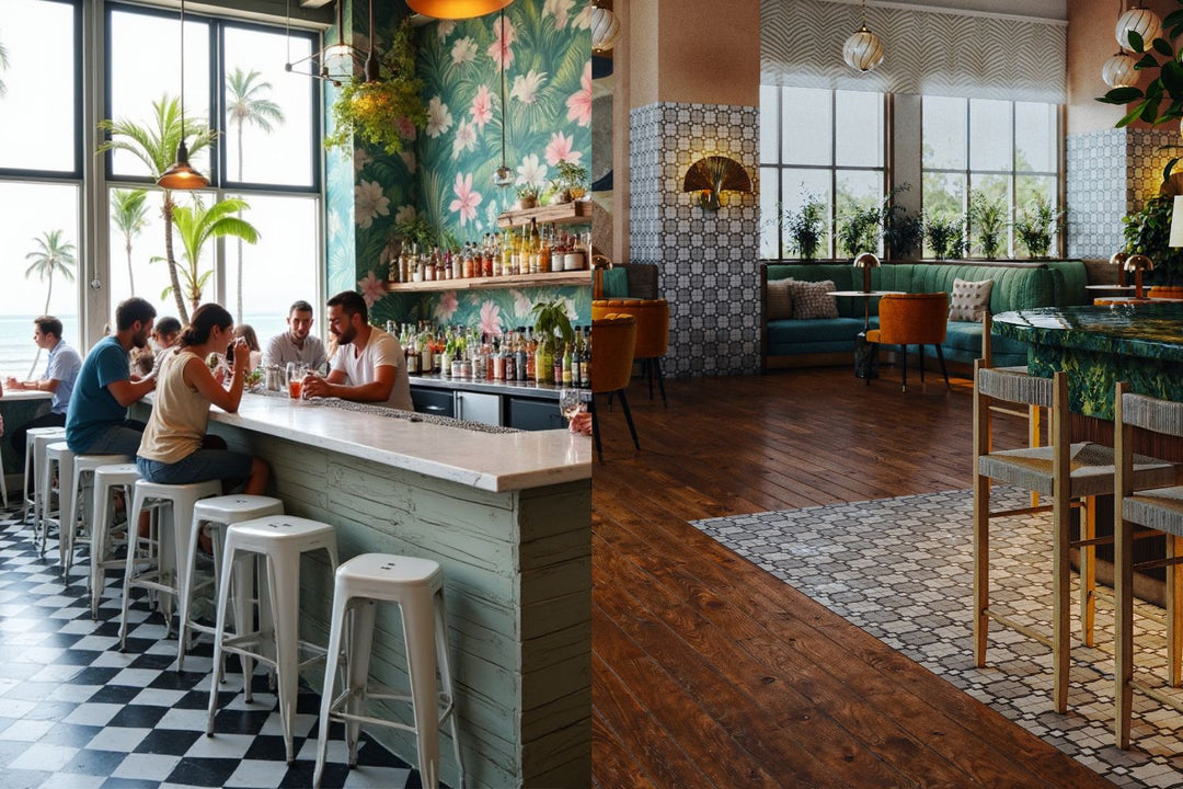 Most Beautiful Restaurant Flooring Ideas | From Dine to Divine