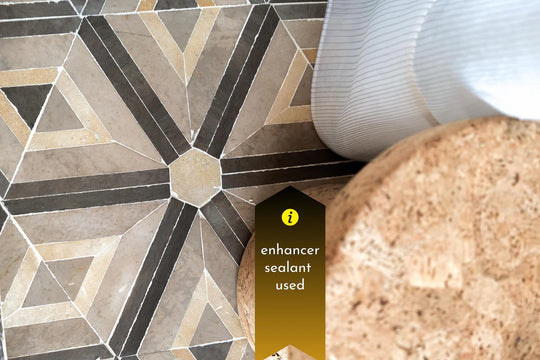 enhanced gray mosaic tile