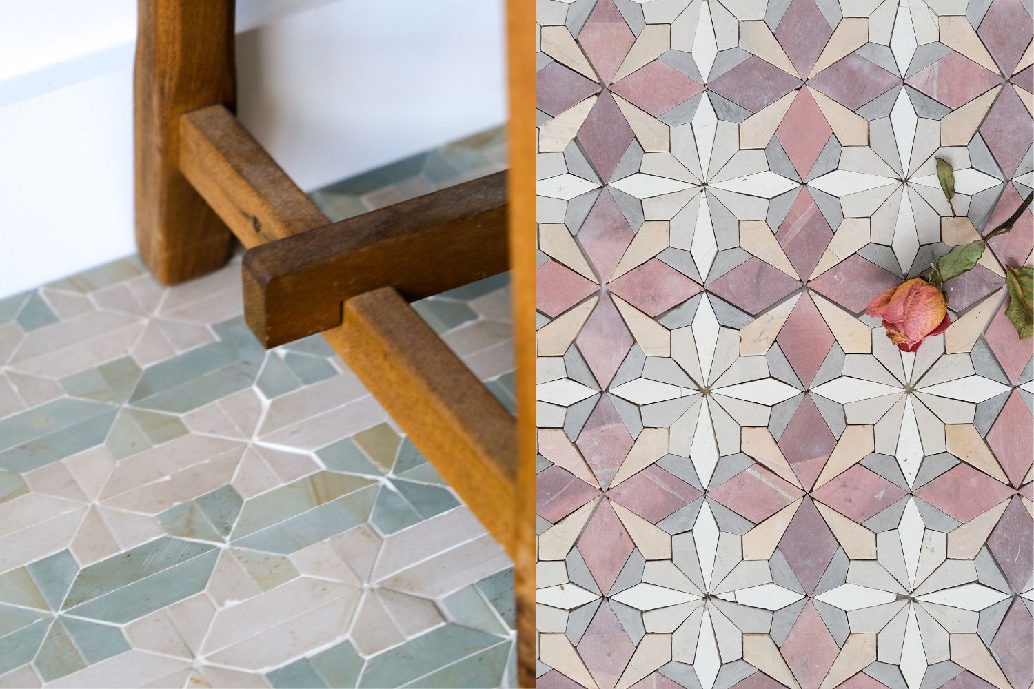 mosaic tile flooring