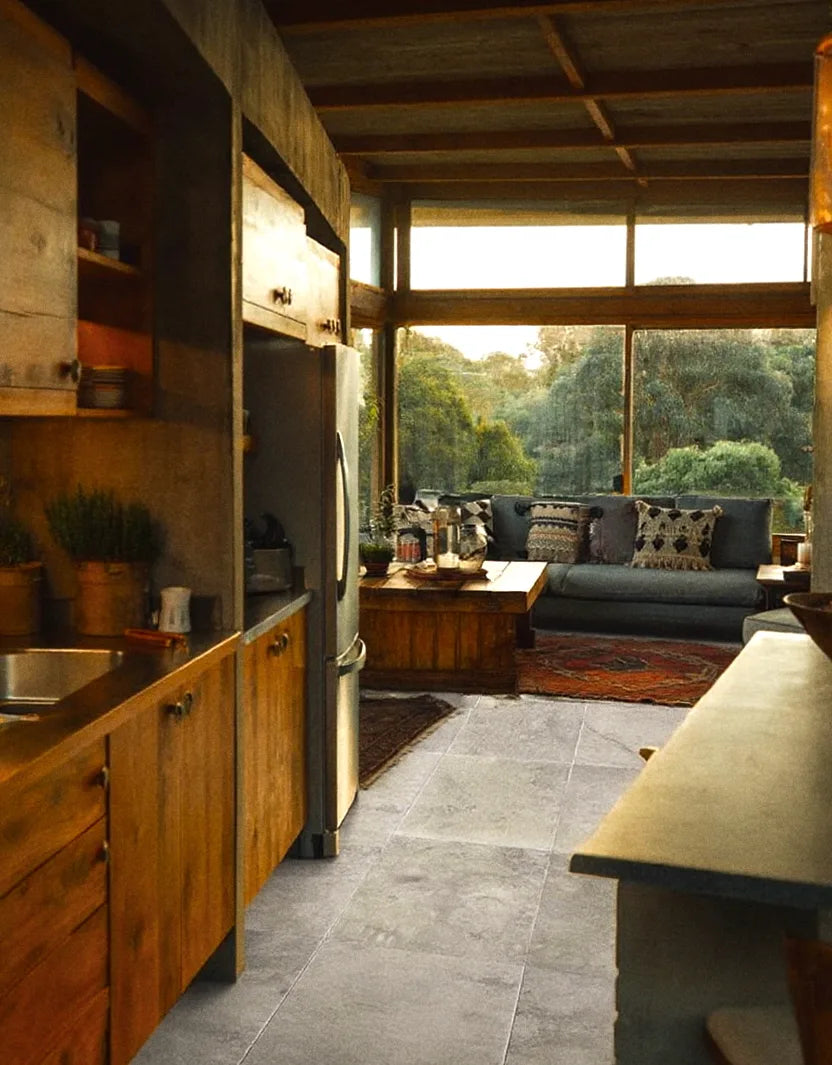 Gris Clair Antique 12x12 Limestone Tile