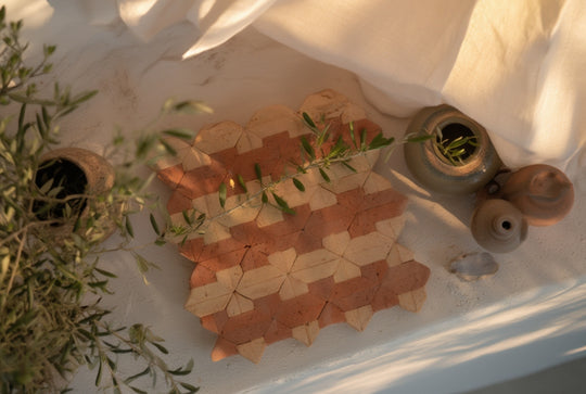 terracotta tile mosaic